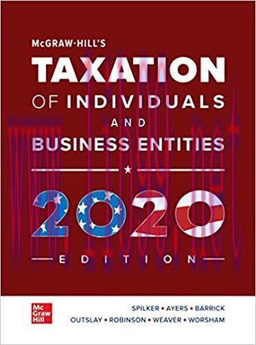 [EPUB]M*C*G-Hill&rsquo;s Taxation of Individuals and Business Entities 2020 Edition, 11th Edition