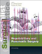 [AME]Hepatobiliary and Pancreatic Surgery: A Companion to Specialist Surgical Practice 5th (Ori...