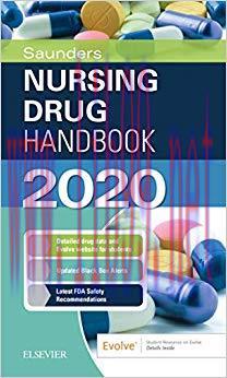(PDF)Saunders Nursing Drug Handbook 2020 E-Book 1st Edition