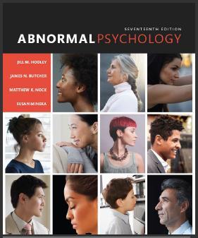 Abnormal Psychology, 17th Edition-课本