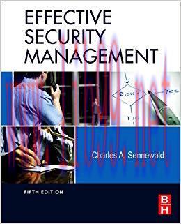 (PDF)Effective Security Management 5th Edition