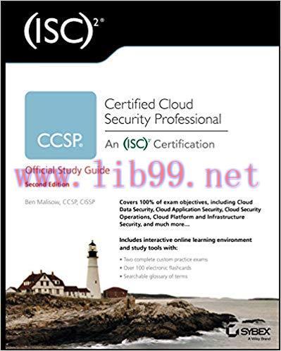 (PDF)CCSP (ISC)2 Certified Cloud Security Professional Official Study Guide 2nd Edition