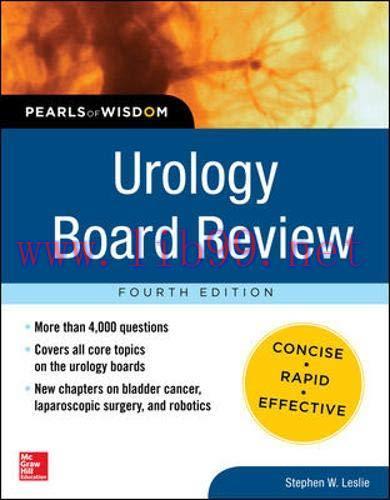 [FOX-Ebook]Urology Board Review Pearls of Wisdom, 4th Edition