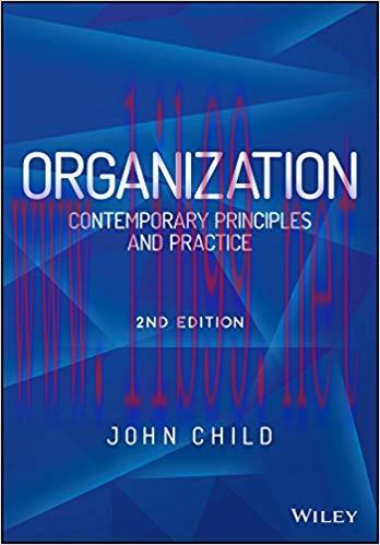 (PDF)Organization: Contemporary Principles and Practice 2nd Edition