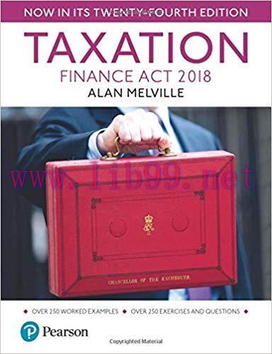 [PDF]Melville’s Taxation: Finance Act 2018, 24th Edition [Alan Melville]