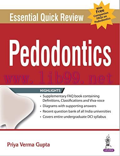 [AME]Essential Quick Review: Paedodontics (Original PDF)