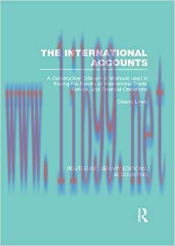 (PDF)The International Accounts (RLE Accounting): A Constructive Criticism of Methods Used in S...