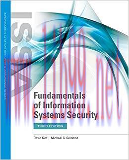 Fundamentals of Information Systems Security 3rd Edition,