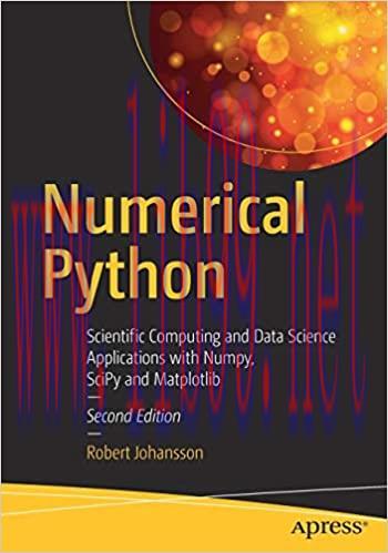 (PDF)Numerical Python: Scientific Computing and Data Science Applications with Numpy, SciPy and...