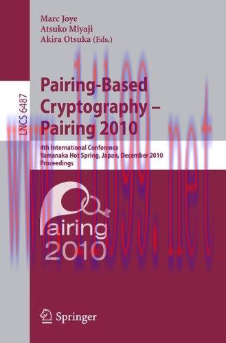 [FOX-Ebook]Pairing-Based Cryptography - Pairing 2010