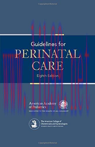 [AME]Guidelines for Perinatal Care, 8th Edition (PDF)