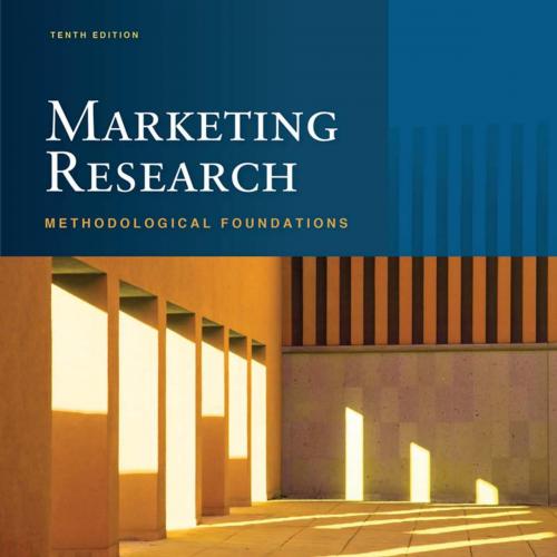 Marketing Research Methodological Foundations 10th Edition