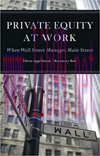 (PDF)Private Equity at Work: When Wall Street Manages Main Street