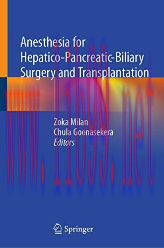 [AME]Anesthesia for Hepatico-Pancreatic-Biliary Surgery and Transplantation (Original PDF)