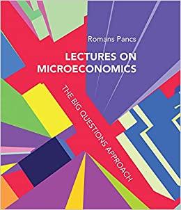 (PDF)Lectures on Microeconomics The Big Questions Approach (The MIT Press)