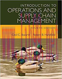 (PDF)Introduction to Operations and Supply Chain Management 4th Edition