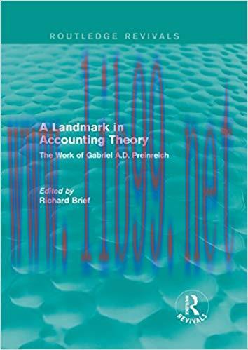 (PDF)Routledge Revivals: A Landmark in Accounting Theory (1996): The Work of Gabriel A.D. Prein...