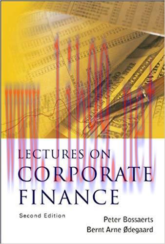 (PDF)Lectures on Corporate Finance 2nd Edition
