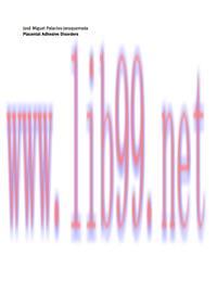 [AME]Placental Adhesive Disorders (Hot Topics in Perinatal Medicine)