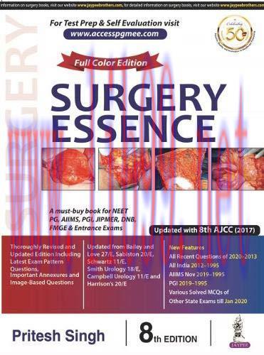 [AME]Surgery Essence, 8th Edition (Original PDF)