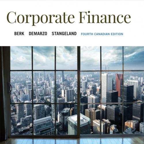 (SM)Corporate Finance 4th Canadian Edition Jonathan Berk.zip