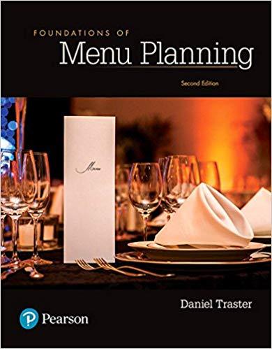 (PPT)Foundations of Menu Planning, 2nd Edition Daniel Traster.zip