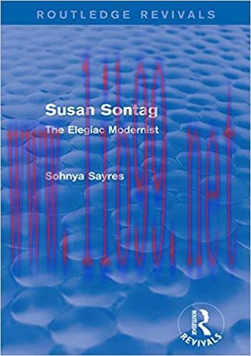 (PDF)Susan Sontag (Routledge Revivals): The Elegiac Modernist