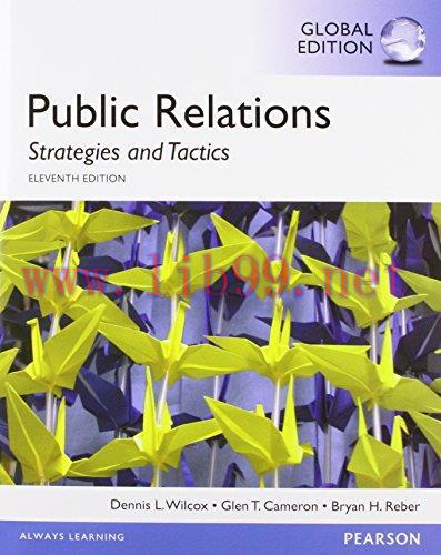 [FOX-Ebook]Public Relations: Strategies and Tactics, 11th Edition