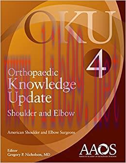 (PDF)Othopaedic Knowledge Update: Shoulder and Elbow (Orthopaedic Knowledge Update) 4th Edition