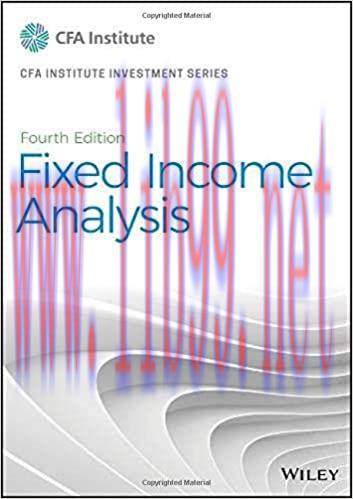 (PDF)Fixed Income Analysis (CFA Institute Investment Series)