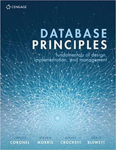Database Principles Fundamentals of Design, Implementation, and Management Third EMEA Edition