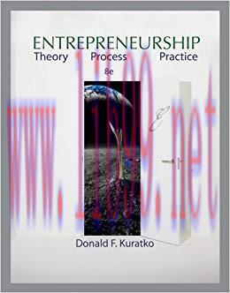 (PDF)Entrepreneurship: Theory, Process, and Practice 8th Edition