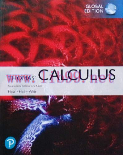 [FOX-Ebook]Thomas' Calculus in SI Units, Global Edition, 14th Edition