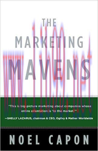 (PDF)The Marketing Mavens 1st Edition