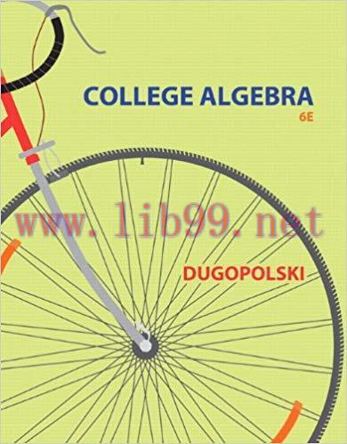 (PDF)College Algebra (Dugopolski Precalculus Series) 6th Edition