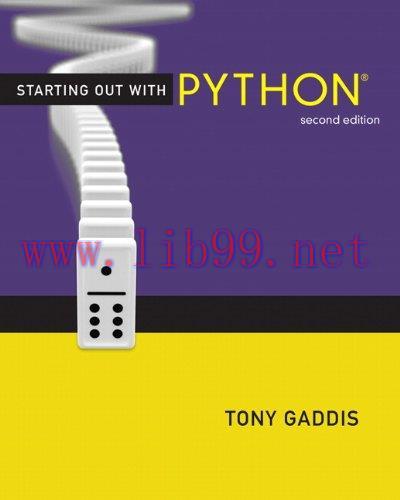 [FOX-Ebook]Starting Out with Python, 2nd Edition