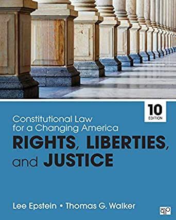 Constitutional Law for a Changing America Rights, Liberties, and Justice 10th Edition Kindle+PD...