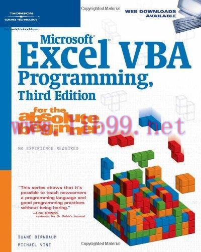 [FOX-Ebook]Microsoft Excel VBA Programming for the Absolute Beginner, 3rd edition