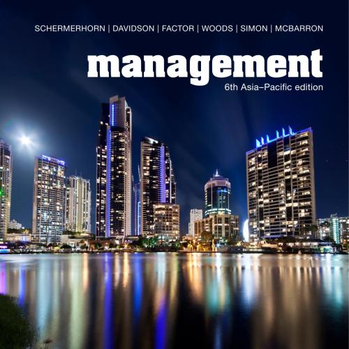 Management 6th Asia-Pacific Edition Schermerhorn