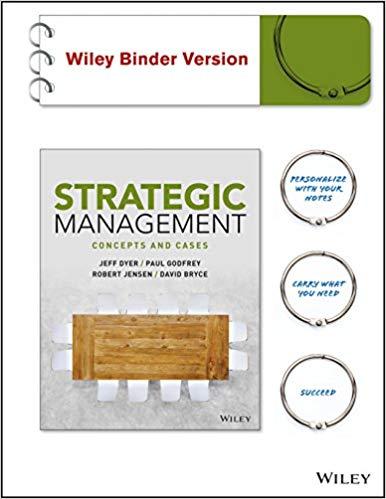 (Test Bank)Strategic Management Concepts and Cases 1st Edition 1e by Dyer.zip