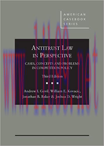 [PDF]Antitrust Law in Perspective 3rd Edition