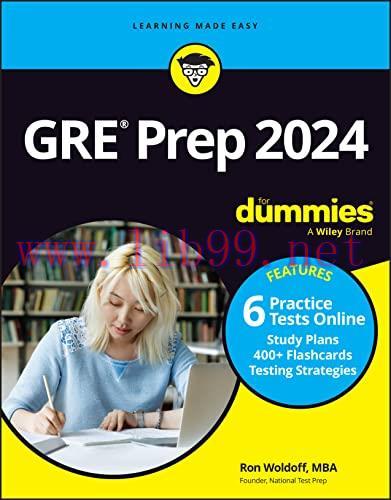 [FOX-Ebook]GRE Prep 2024 For Dummies with Online Practice
