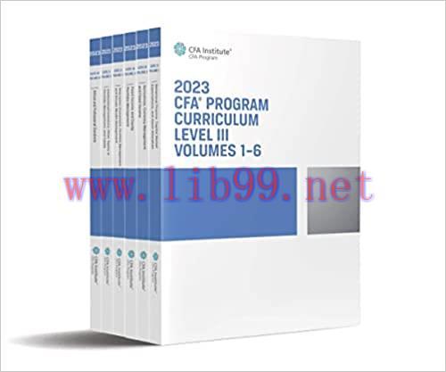 [PDF]2023 CFA Program Curriculum Level III Box Set 6 Books