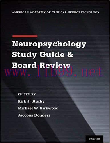 (PDF)Clinical Neuropsychology Study Guide and Board Review (American Academy of Clinical Neurop...