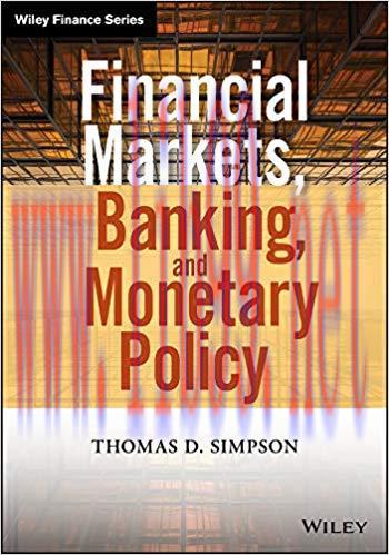 (PDF)Financial Markets, Banking, and Monetary Policy (Wiley Finance) 1st Edition