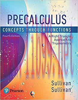 (PDF)Precalculus: Concepts Through Functions, A Right Triangle Approach to Trigonometry 4th Edi...