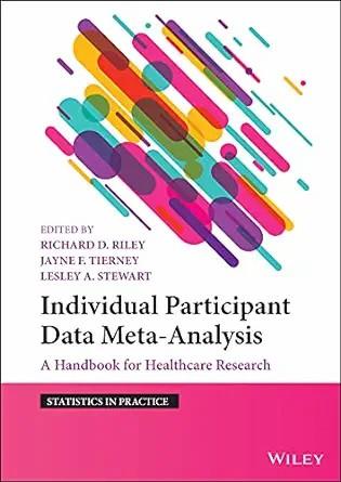 [AME]Individual Participant Data Meta-Analysis: A Handbook for Healthcare Research (Statistics ...