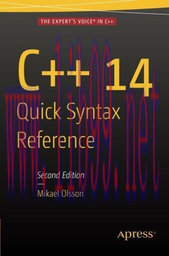 [FOX-Ebook]C++ 14 Quick Syntax Reference: 2nd Edition