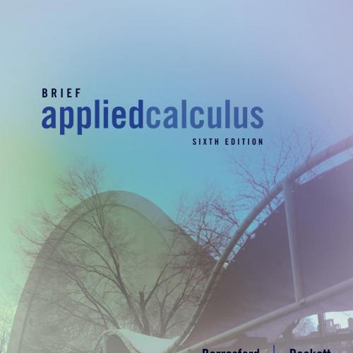 Applied Calculus, Brief, 6th ed. - Wei Zhi