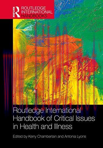 [AME]Routledge International Handbook of Critical Issues in Health and Illness (Routledge Inter...